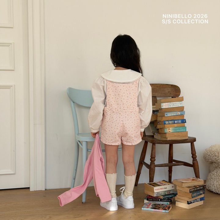Ninibello - Korean Children Fashion - #prettylittlegirls - Blooming Overalls - 7