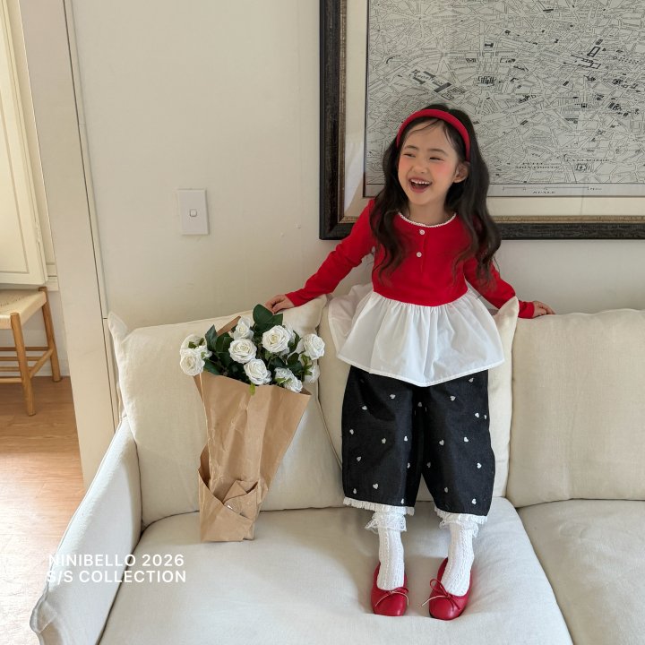 Heart Cookie Denim Pants by Ninibello for Child - view 4