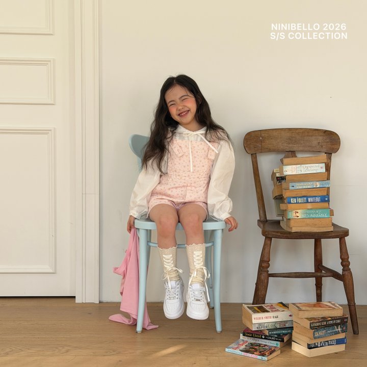 Ninibello - Korean Children Fashion - #todddlerfashion - Blooming Overalls - 8
