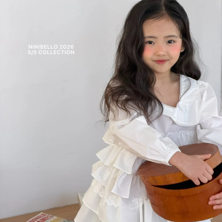 Ninibello - Korean Children Fashion - #toddlerclothing - Bubble Cancan Blouse - 3