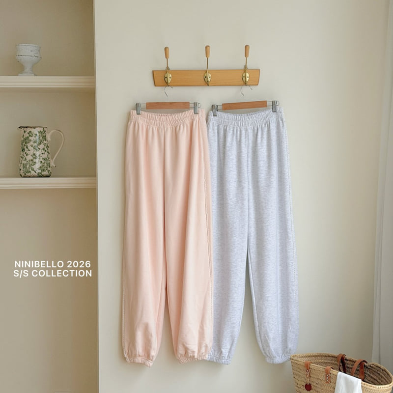 Ninibello - Korean Women Fashion - #momslook - Milk Lace Jogger Pants (Adult)