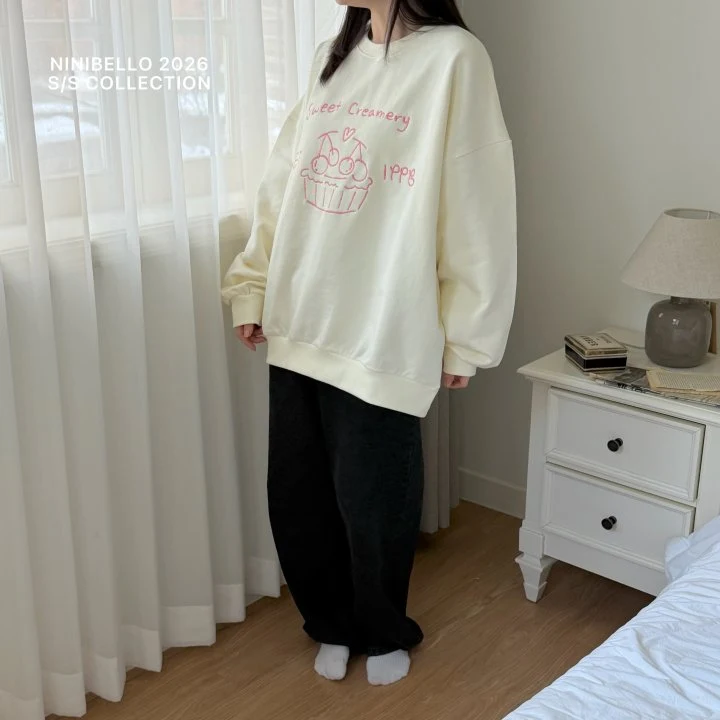 Ninibello - Korean Women Fashion - #momslook - Sweet Pie Sweatshirt (Adult) - 10