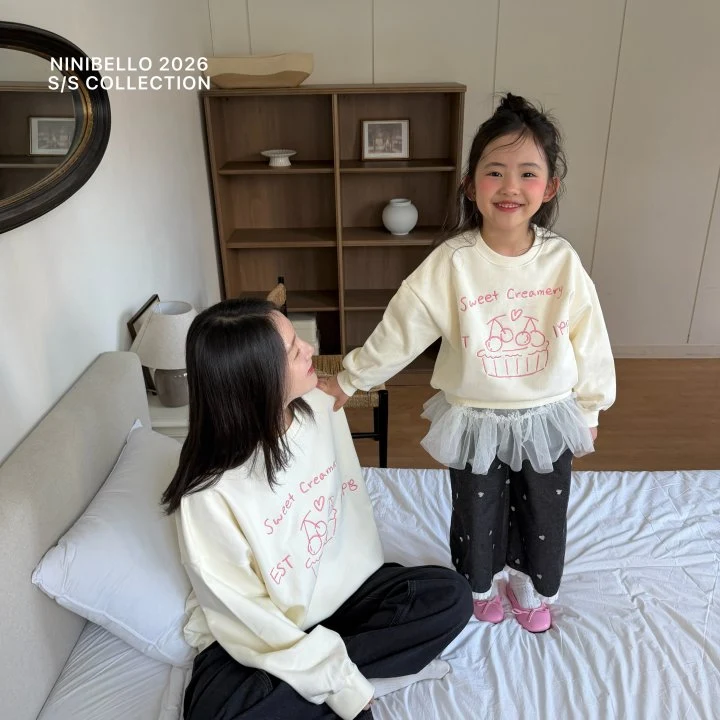 Ninibello - Korean Women Fashion - #womensfashion - Sweet Pie Sweatshirt (Adult) - 4