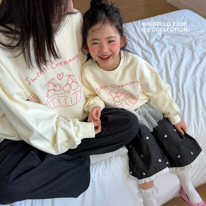 Ninibello - Korean Women Fashion - #momslook - Sweet Pie Sweatshirt (Adult) - 6