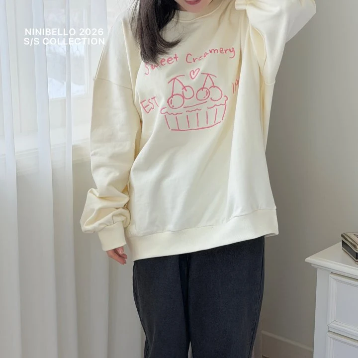 Ninibello - Korean Women Fashion - #momslook - Sweet Pie Sweatshirt (Adult) - 8