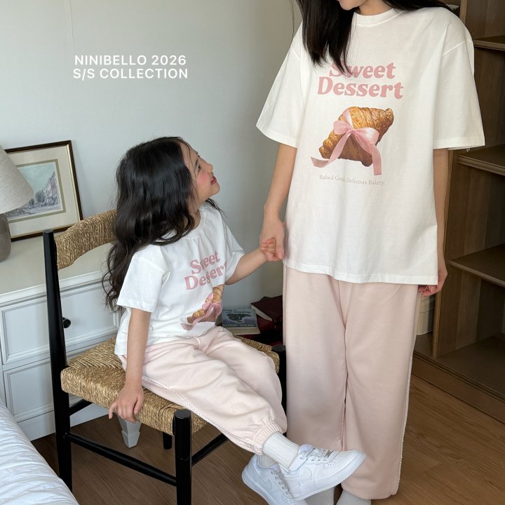 Ninibello - Korean Women Fashion - #momslook - Dessert Short Sleeve Tee (Adult) - 2