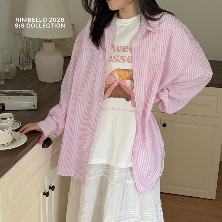 Ninibello - Korean Women Fashion - #restrostyle - Dessert Short Sleeve Tee (Adult) - 8