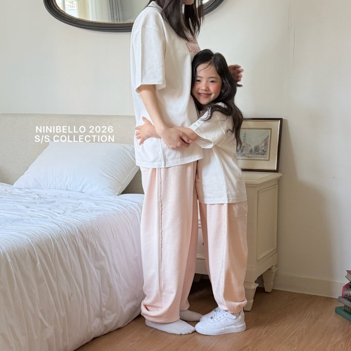 Ninibello - Korean Women Fashion - #thatsdarling - Milk Lace Jogger Pants (Adult) - 10