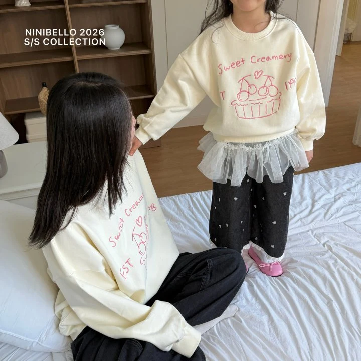 Ninibello - Korean Women Fashion - #womensfashion - Sweet Pie Sweatshirt (Adult) - 3