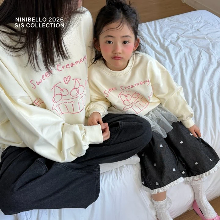 Ninibello - Korean Women Fashion - #womensfashion - Sweet Pie Sweatshirt (Adult) - 5