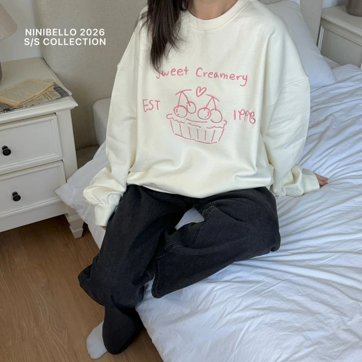 Ninibello - Korean Women Fashion - #womensfashion - Sweet Pie Sweatshirt (Adult) - 7