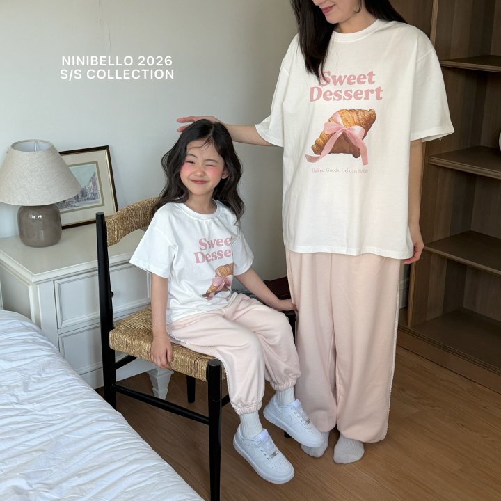 Ninibello - Korean Women Fashion - #momslook - Dessert Short Sleeve Tee (Adult) - 4