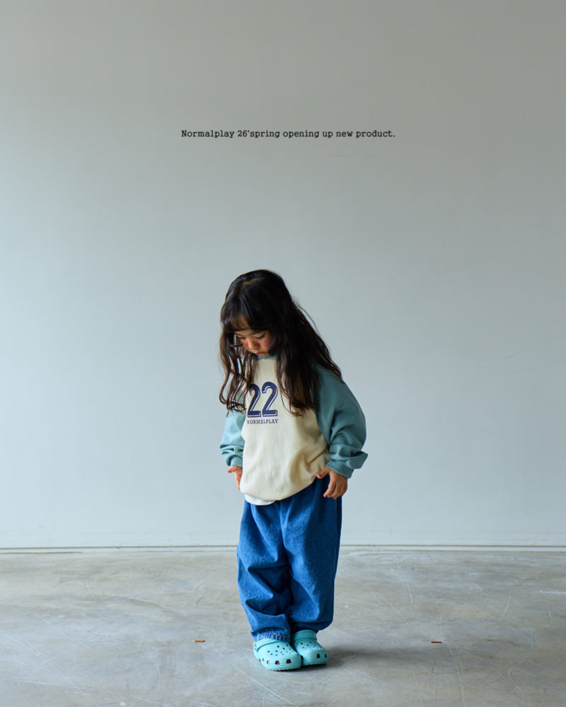 Normalplay - Korean Baby Fashion - #babyboutiqueclothing - Smiling Denim Pants - 3