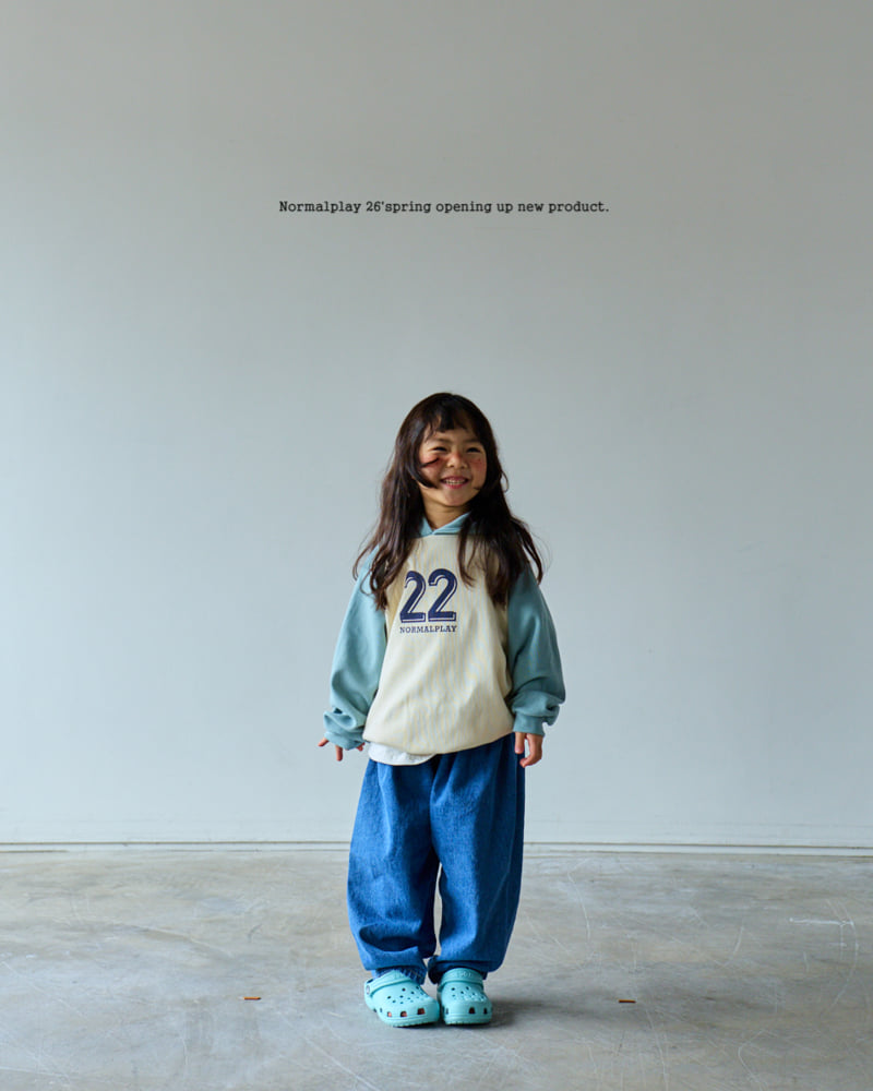 Normalplay - Korean Baby Fashion - #babyootd - Smiling Denim Pants - 10