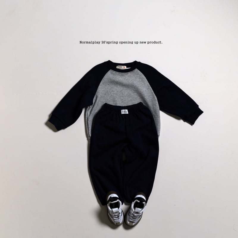 Normalplay - Korean Children Fashion - #Kfashion4kids - Daily Raglan Set - 11