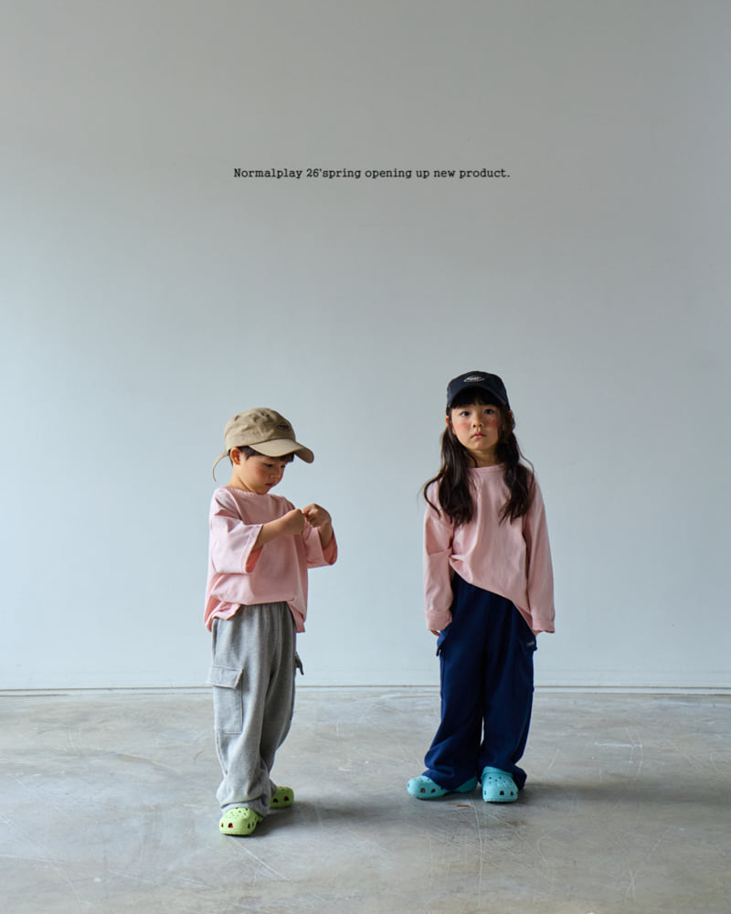 Normalplay - Korean Children Fashion - #Kfashion4kids - Good Morning Single Long Sleeve Tee - 9