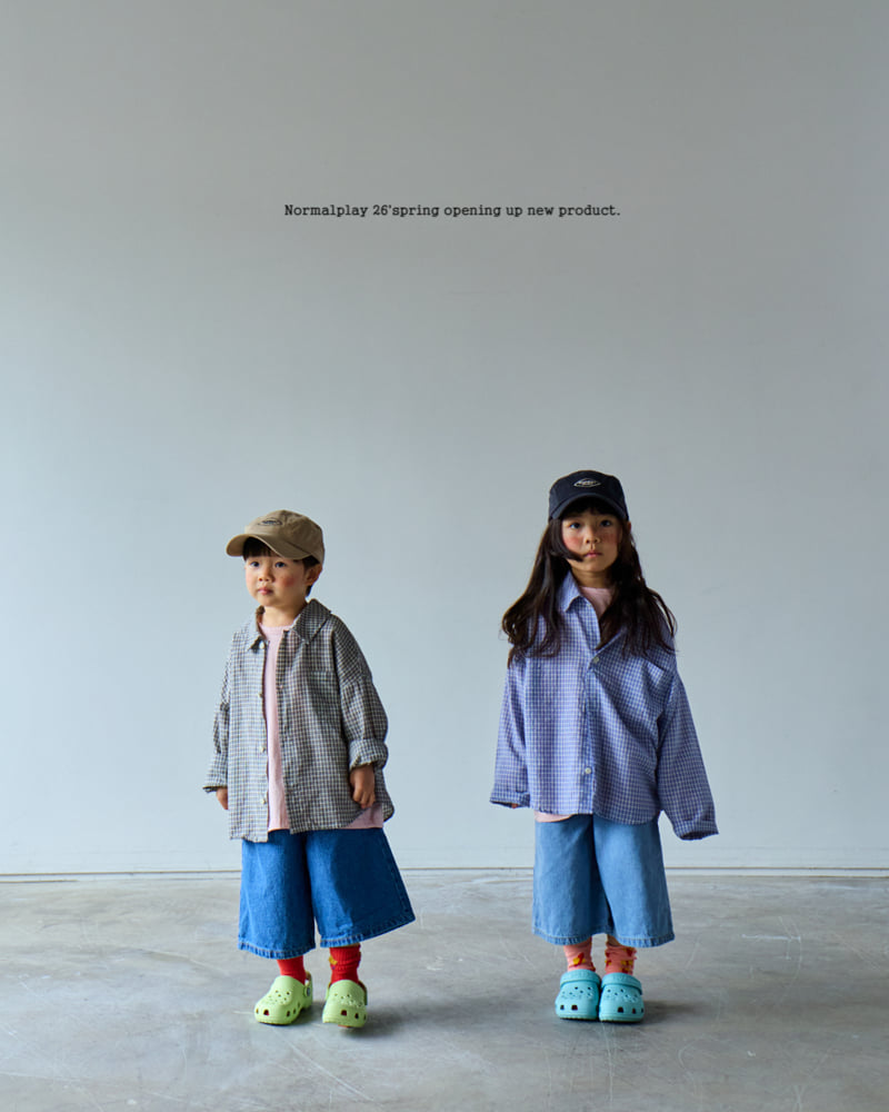 Normalplay - Korean Children Fashion - #Kfashion4kids - Normal Bermuda Denim Pants