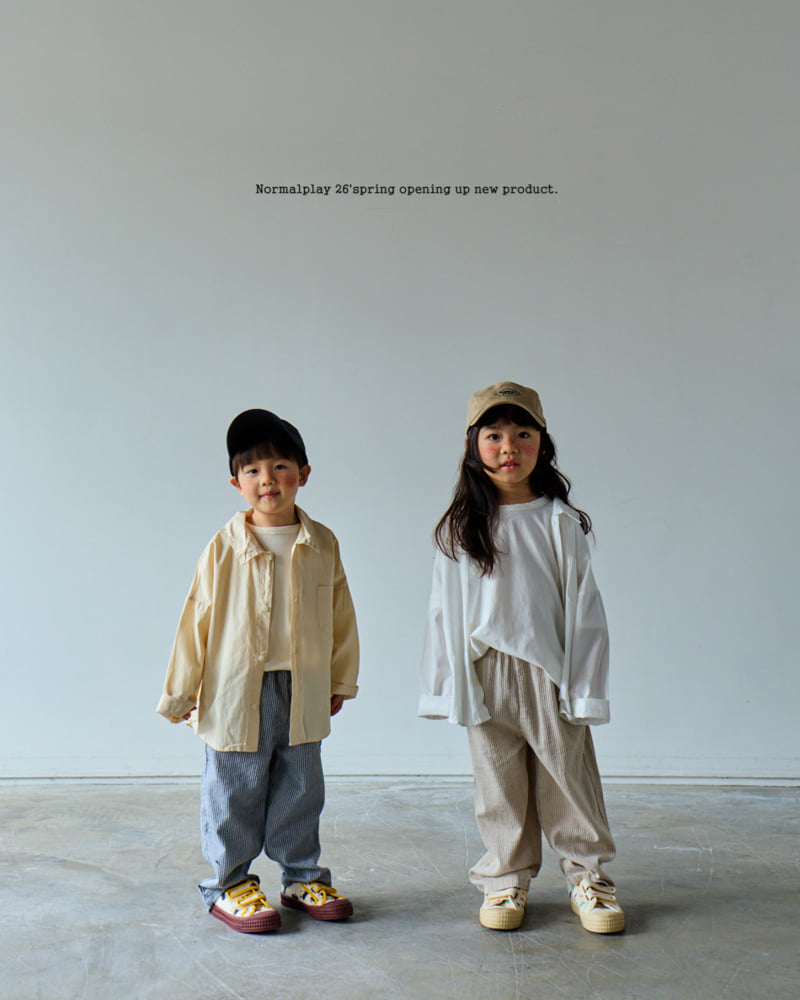 Normalplay - Korean Children Fashion - #Kfashion4kids - Line Slacks - 9