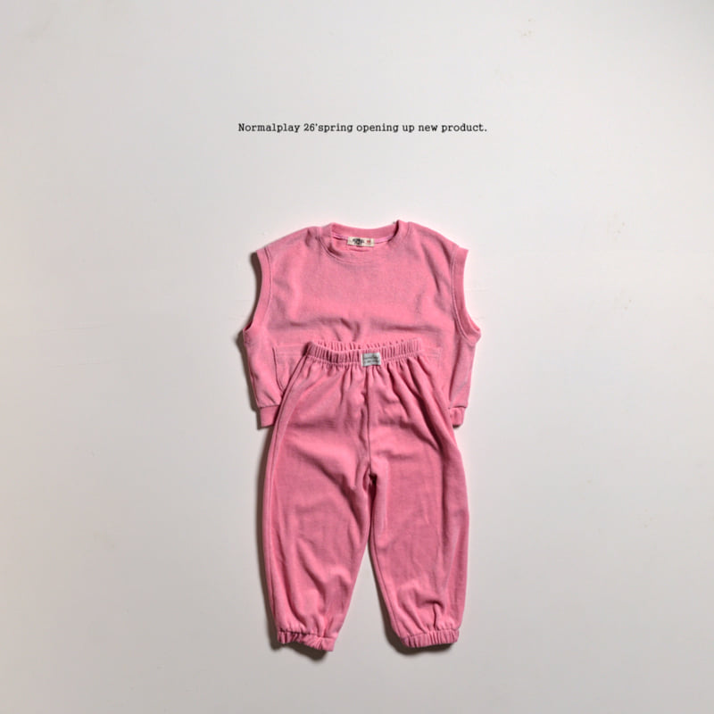 Normalplay - Korean Children Fashion - #Kfashion4kids - Double Terry Jogger Pants - 7