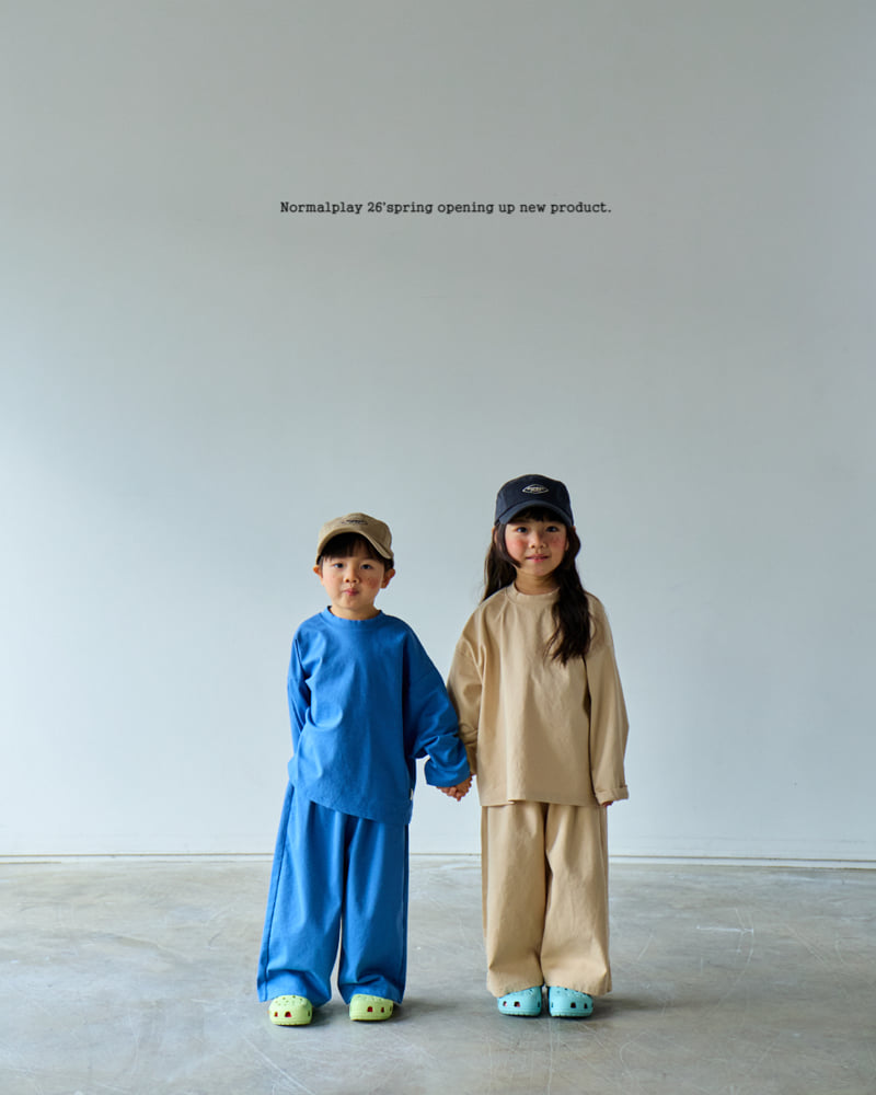 Normalplay - Korean Children Fashion - #Kfashion4kids - Jersey Oversized Tee - 10