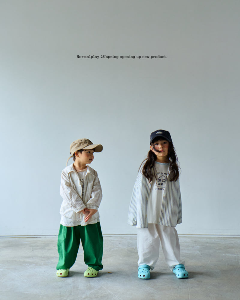 Normalplay - Korean Children Fashion - #childofig - Movie Stripe Shirt - 5