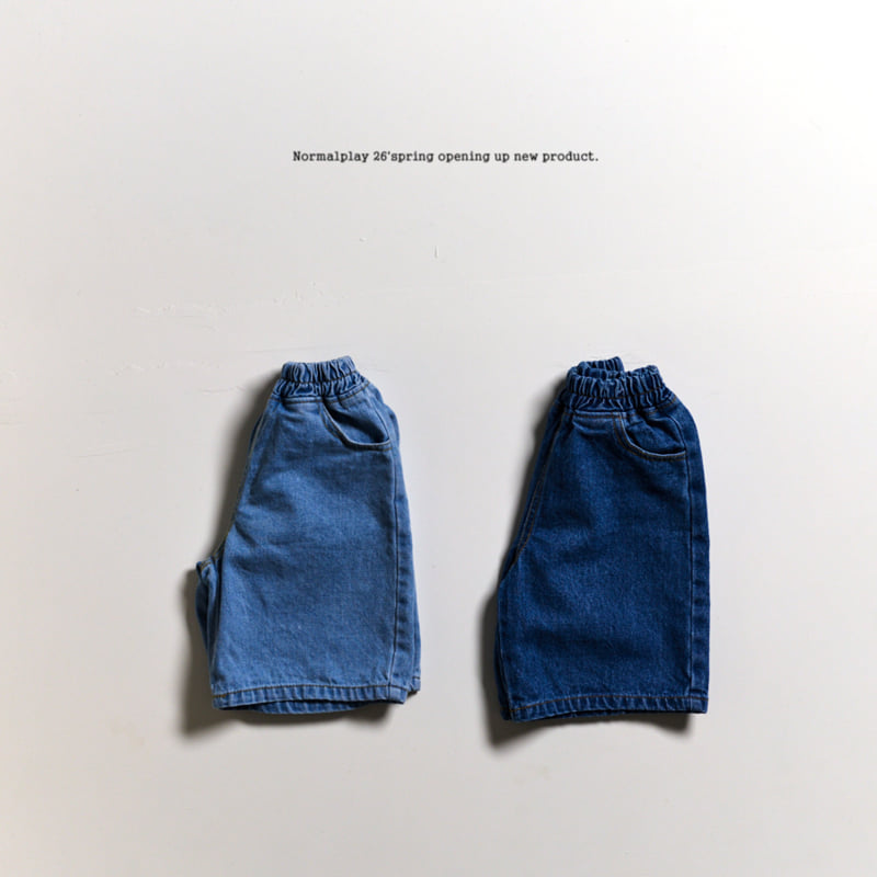 Normalplay - Korean Children Fashion - #childofig - Normal Bermuda Denim Pants - 7