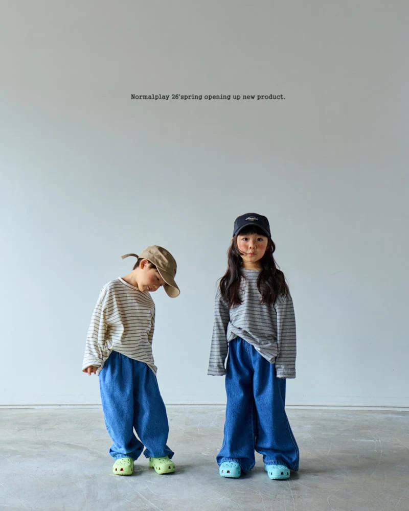 Normalplay - Korean Children Fashion - #childofig - Mushroom Stripe Tee - 6