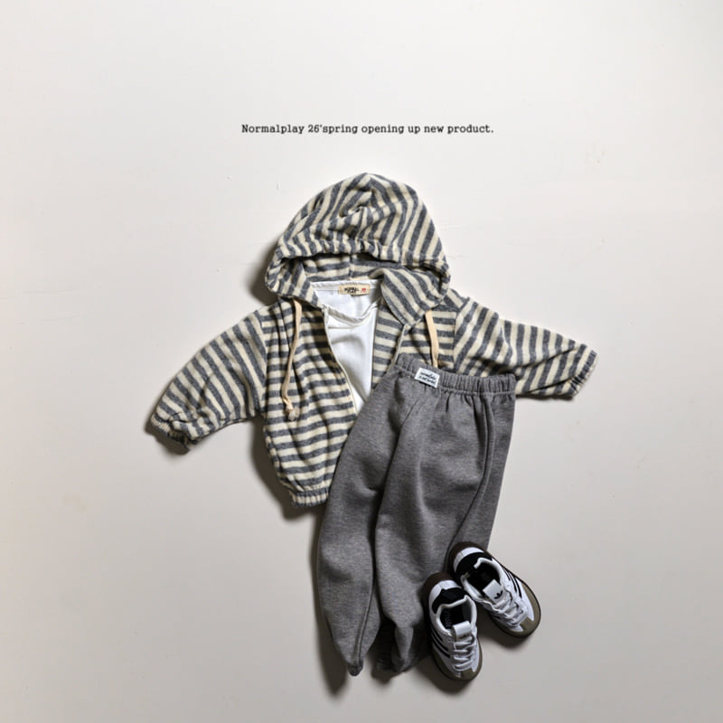Normalplay - Korean Children Fashion - #childofig - Soft Terry Top Bottom Set - 5