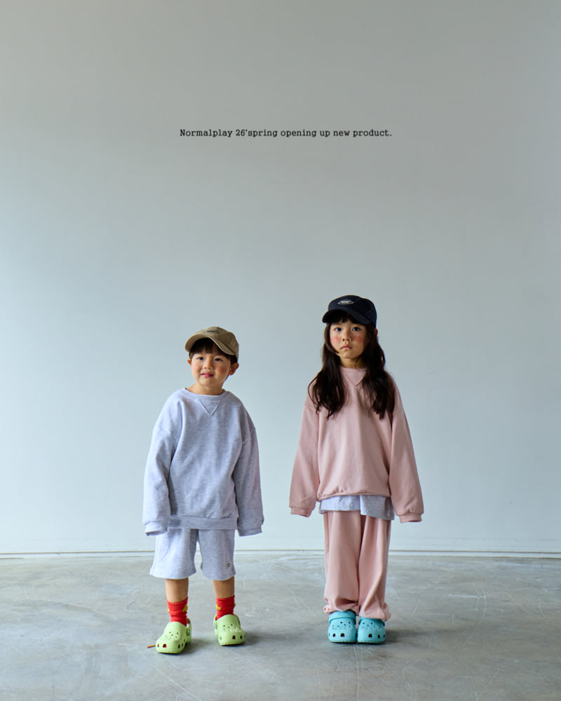 Normalplay - Korean Children Fashion - #childofig - Soft Terry Top Bottom Set - 6