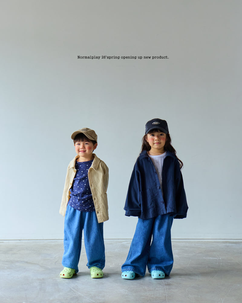 Normalplay - Korean Children Fashion - #childofig - Daily Wide Denim Pants - 11