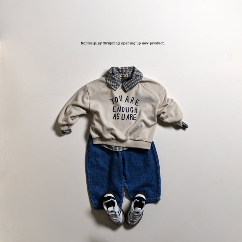 Normalplay - Korean Children Fashion - #childrensboutique - Enough Sweatshirt - 8
