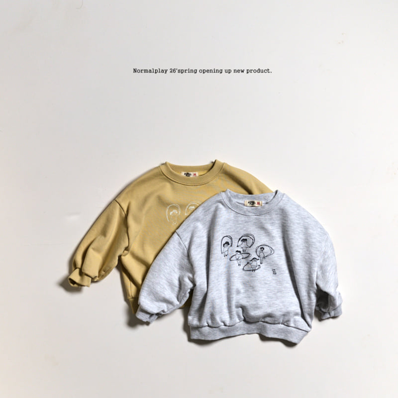 Normalplay - Korean Children Fashion - #childofig - Jump Rope Friends Sweatshirt - 4