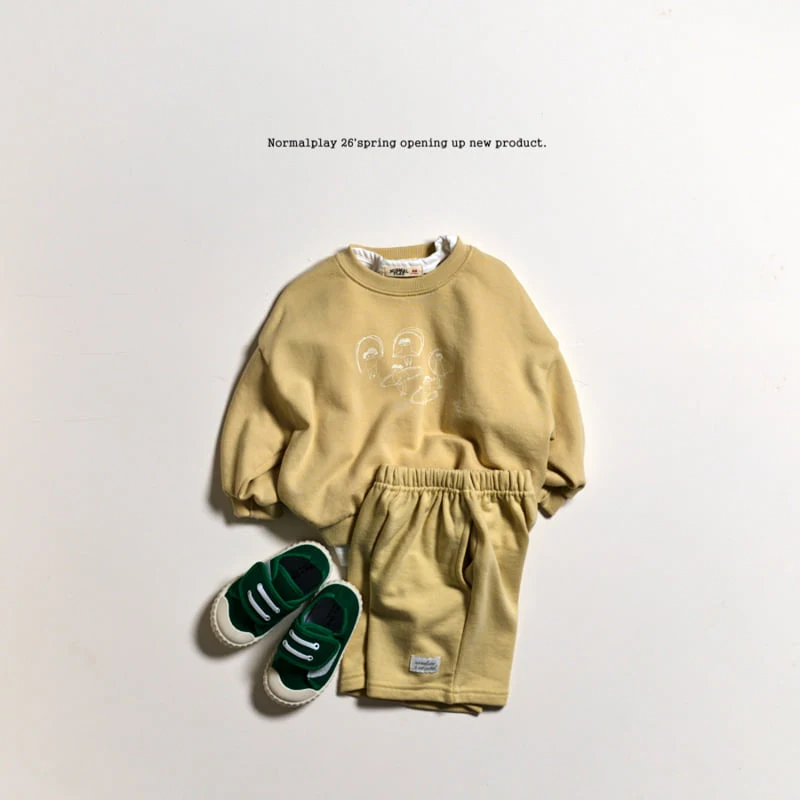 Normalplay - Korean Children Fashion - #childrensboutique - Soft Terry Top Bottom Set - 7