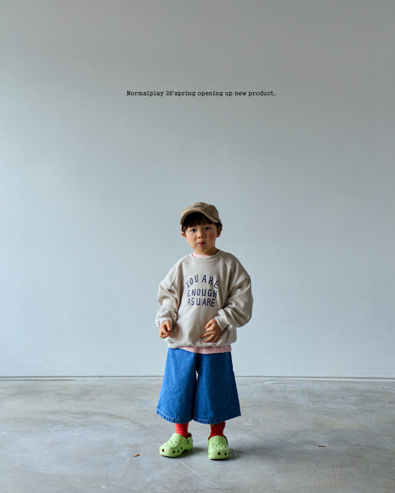 Normalplay - Korean Children Fashion - #discoveringself - Enough Sweatshirt - 10