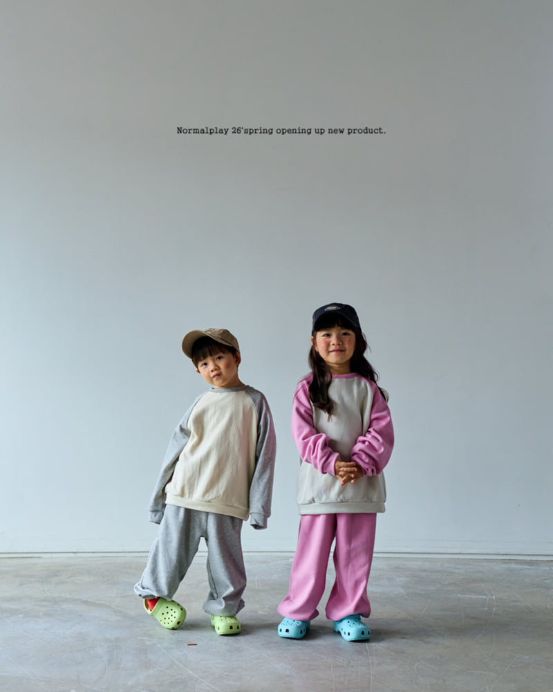 Normalplay - Korean Children Fashion - #discoveringself - Daily Raglan Set - 6