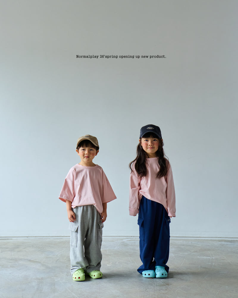 Normalplay - Korean Children Fashion - #fashionkids - Good Morning Single Long Sleeve Tee - 5