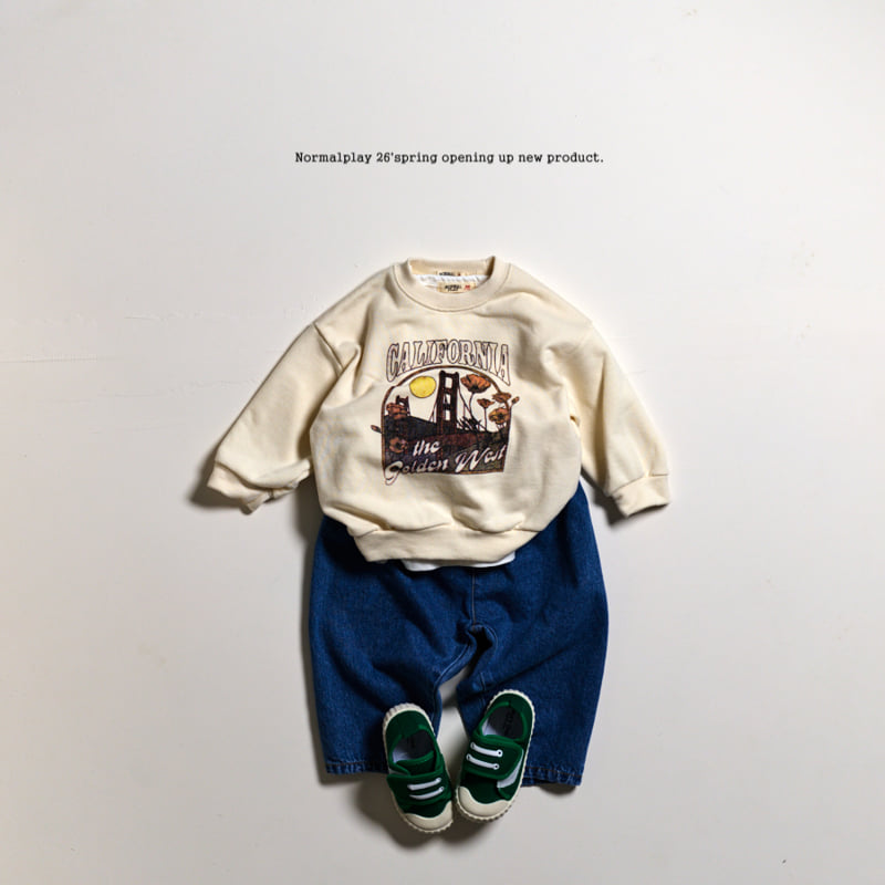 Normalplay - Korean Children Fashion - #fashionkids - California Sweatshirt - 12