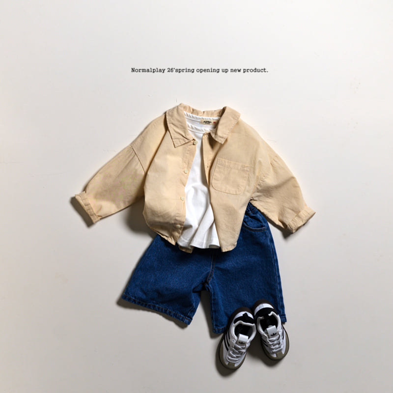 Normalplay - Korean Children Fashion - #fashionkids - Normal Bermuda Denim Pants - 11