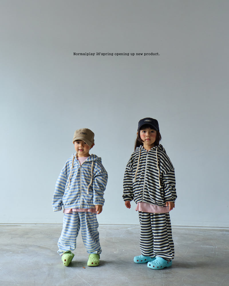 Normalplay - Korean Children Fashion - #fashionkids - Oreo Hood Zip-up - 10