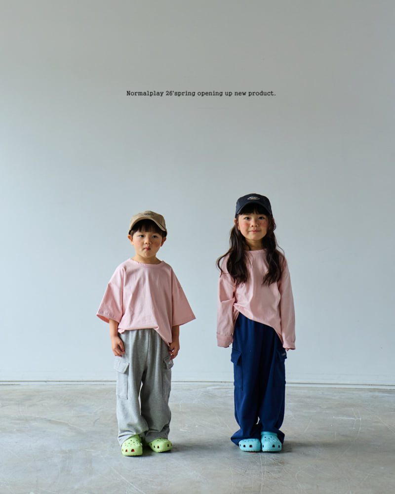 Normalplay - Korean Children Fashion - #fashionkids - Good Morning Single Short Sleeve Tee - 4