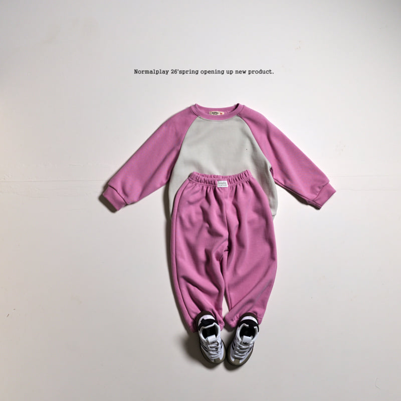 Normalplay - Korean Children Fashion - #kidsstore - Daily Raglan Set - 9