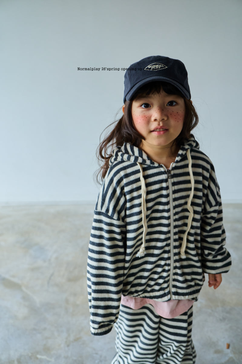 Normalplay - Korean Children Fashion - #kidsstore - Oreo Hood Zip-up - 12