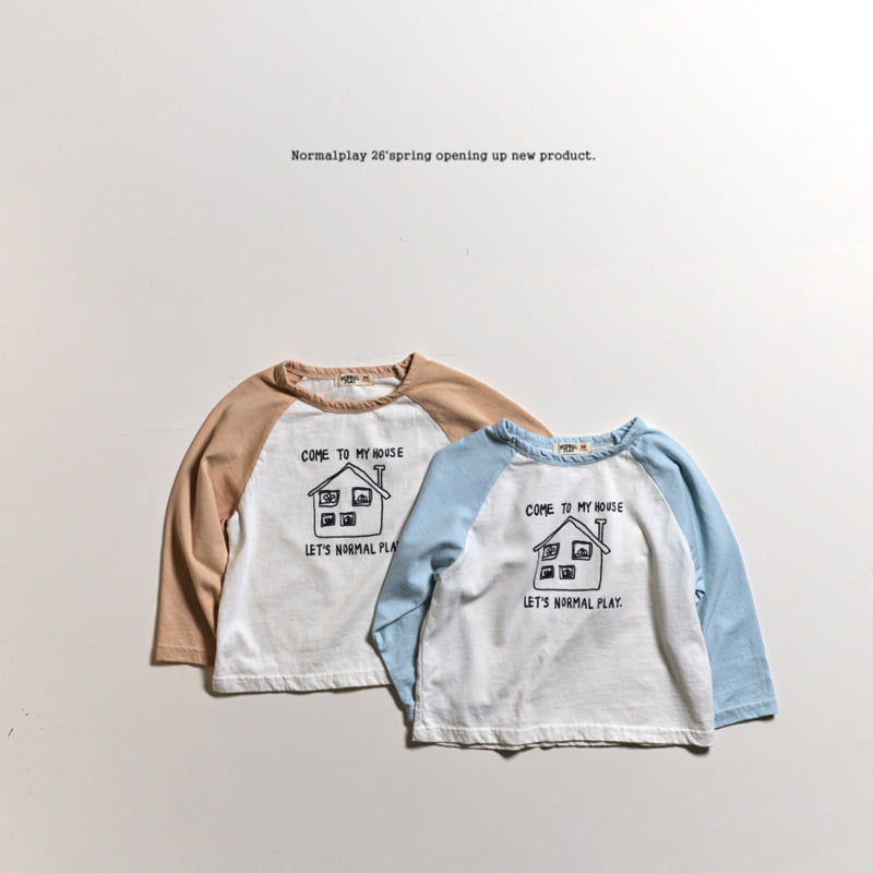 Normalplay - Korean Children Fashion - #kidzfashiontrend - My Home Raglan Tee - 3