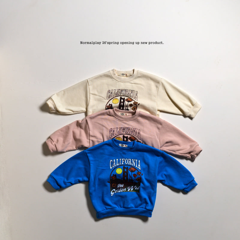 Normalplay - Korean Children Fashion - #kidzfashiontrend - California Sweatshirt