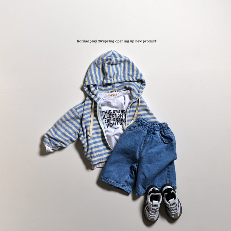 Normalplay - Korean Children Fashion - #kidsstore - Font Single Tee - 4
