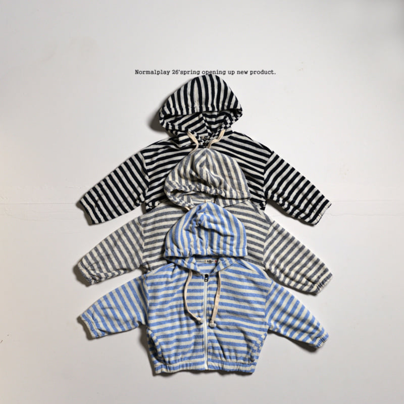 Normalplay - Korean Children Fashion - #littlefashionista - Oreo Hood Zip-up