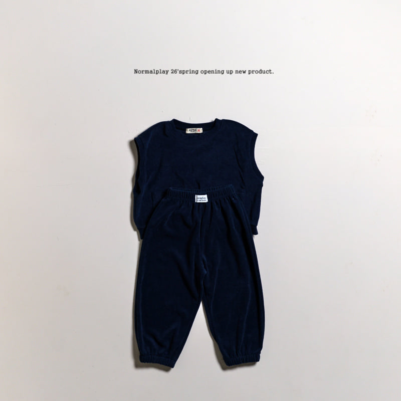 Normalplay - Korean Children Fashion - #littlefashionista - Double Terry Jogger Pants - 8