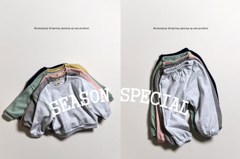 Normalplay - Korean Children Fashion - #littlefashionista - Soft Terry Top Bottom Set