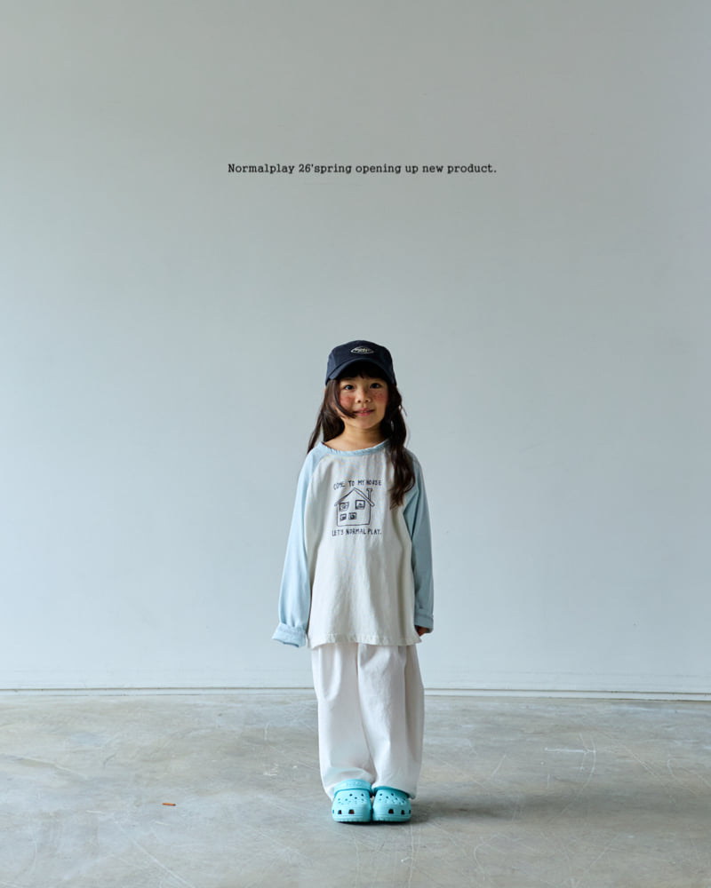 Normalplay - Korean Children Fashion - #magicofchildhood - My Home Raglan Tee - 6