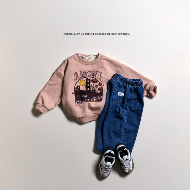 Normalplay - Korean Children Fashion - #littlefashionista - California Sweatshirt - 4